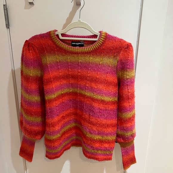 Karl Lagerfeld Sweaters - Karl Lagerfeld Vibrant Multicolor Sweater
